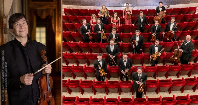 Guido Rimonda violino, Camerata Ducale - “Smile” uno Stradivari al cinema - Lunedì 25 luglio - Cortile d’Onore Palazzo dei Pio