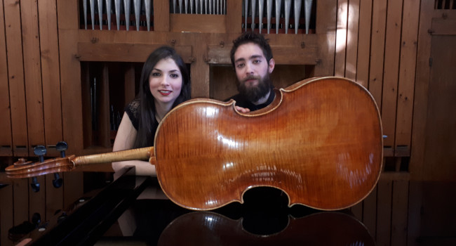 Filippo Di Domenico violoncello, Angela Marra pianoforte - ore 16 Sala delle Vedute Filippo Di Domenico violoncello, Angela Marra pianoforte - ore 16 Sala delle Vedute