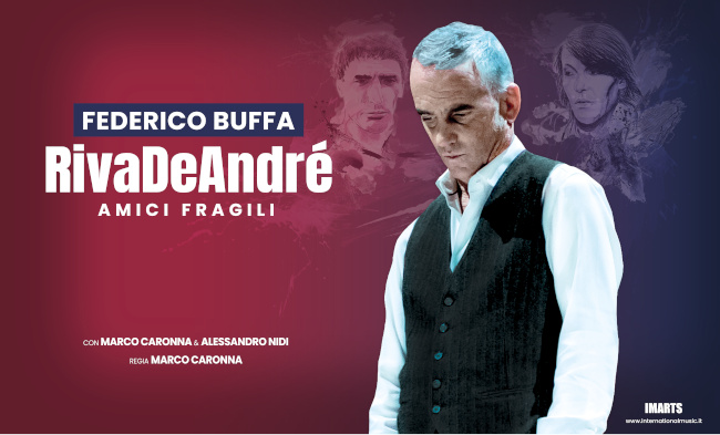 RivaDeAndrè – Amici fragili - l'altro teatro - Venerdì 3 novembre, ore 21 - di Marco Caronna e Federico Buffa